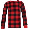 image:imageHudson Baby Unisex Baby Thermal Long Underwear Set Soft PinkBuffalo Plaid