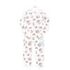 image:imageHudson Baby Unisex Baby Thermal Long Underwear Set Soft PinkDusty Rose Floral