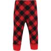 image:imageHudson Baby Unisex Baby Thermal Tapered Ankle Pants 4pk Acorn BotanicalBuffalo Plaid Leopard