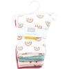 image:imageHudson Baby Unisex Baby Thermal Tapered Ankle Pants 4pk Acorn BotanicalCreative Rainbows