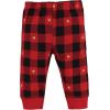 image:imageHudson Baby Unisex Cotton Pants and LeggingsGold Heart Plaid