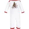 image:imageHudson Baby unisexchild Cotton CoverallsChristmas Forest