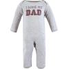image:imageHudson Baby unisexchild Cotton CoverallsLove Dad
