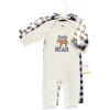 image:imageHudson Baby unisexchild Cotton CoverallsMoose Bear