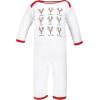 image:imageHudson Baby unisexchild Cotton CoverallsSanta Reindeer