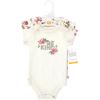 image:imageHudson Home Collection Baby Shawl Collar Plush RobeBe Kind Flower