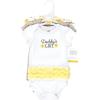 image:imageHudson Home Collection Baby Shawl Collar Plush RobeDaddys Girl Daisy Tutu