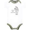 image:imageHudson Home Collection Baby Shawl Collar Plush RobeGreen Jungle