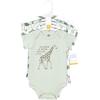 image:imageHudson Home Collection Baby Shawl Collar Plush RobeGreen Jungle