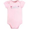 image:imageHudson Home Collection Baby Shawl Collar Plush RobeHappy Girl Wreath