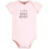 image:imageHudson Home Collection Baby Shawl Collar Plush RobeHoney Bunny Flower