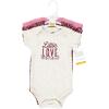 image:imageHudson Home Collection Baby Shawl Collar Plush RobeLittle Love Flowers
