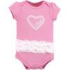 image:imageHudson Home Collection Baby Shawl Collar Plush RobeLove Daisy Tutu