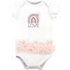 image:imageHudson Home Collection Baby Shawl Collar Plush RobeLove Rainbow Tutu