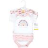 image:imageHudson Home Collection Baby Shawl Collar Plush RobeModern Rainbow