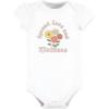 image:imageHudson Home Collection Baby Shawl Collar Plush RobePeace Love Flowers