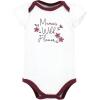 image:imageHudson Home Collection Baby Shawl Collar Plush RobePlum Wildflower