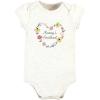 image:imageHudson Home Collection Baby Shawl Collar Plush RobeSoft Painted Floral