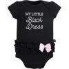 image:imageHudson Home Collection Baby Shawl Collar Plush RobeToile Black Dress