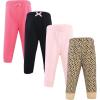 image:imageHudson Baby Baby Quilted Jogger Pants 4pkLeopard