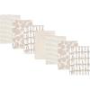 image:imageHudson Baby Cotton Flannel Burp Cloths 7Pack Giraffe One Size