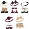 Burgundy Leopard 10-pack