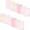 image:imageHudson Baby Infant Girls Cotton Flannel Burp Cloths 12Pack Bundle Multi Color Girls Elephant One Size