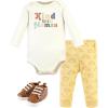image:imageHudson Baby Unisex Baby Cotton Bodysuit Pant and Shoe Set Kind Human 912 Months