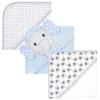 image:imageHudson Baby Unisex Baby Cotton Rich Hooded Towels Gray Modern Elephant One SizeWhite Dots Gray Elephant