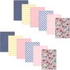 Pink Blue Pretty Floral