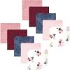 Dusty Rose Floral 10 Pack