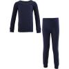 image:imageHudson Baby Unisex Baby Thermal Long Underwear Set Soft PinkNavy