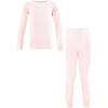 image:imageHudson Baby Unisex Baby Thermal Long Underwear Set Soft PinkSoft Pink