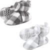 image:imageHudson BabyCharcoal Gray White Plaid