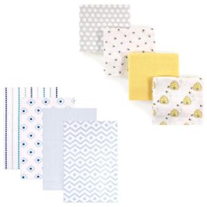 image:imageFlannel Receiving Blanket 8PackBoy ModernBees