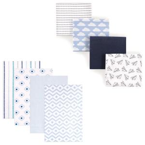 image:imageFlannel Receiving Blanket 8PackBoy ModernPaper Airplane