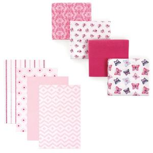 image:imageFlannel Receiving Blanket 8PackGirl ModernButterflies
