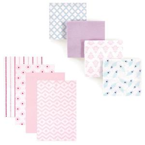image:imageFlannel Receiving Blanket 8PackGirl ModernFeathers