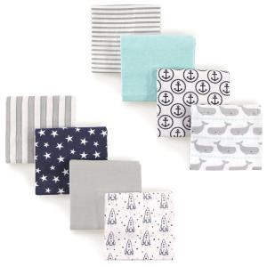 image:imageFlannel Receiving Blanket 8PackGray WhalesRocket Ship