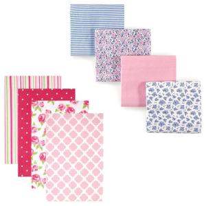 image:imageFlannel Receiving Blanket 8PackRoseClassic Floral