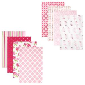 image:imageFlannel Receiving Blanket 8PackRoseOwl