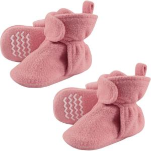 image:imageHudson Baby Cozy Warm Toddler Slipper Booties with Non Skid BottomStrawberry Fleece