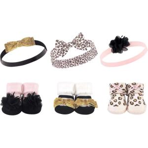 image:imageHudson Baby Girls Headband and Socks GiftsetPretty Leopard