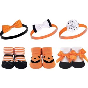 image:imageHudson Baby Girls Headband and Socks GiftsetPumpkin