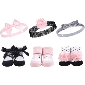 image:imageHudson Baby Girls Headband and Socks GiftsetSwan 6pack