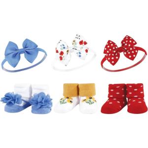 image:imageHudson Baby Girls Headband and Socks GiftsetWildflower