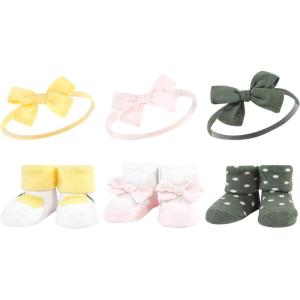 image:imageHudson Baby Girls Headband and Socks GiftsetYellow Green Lemon