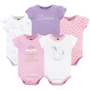 image:imageHudson Baby Unisex Baby Cotton Bodysuits 5 PieceMagical Unicorn