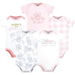 image:imageHudson Baby Unisex Baby Cotton Bodysuits 5 PieceToile Floral