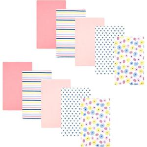 image:imageHudson Baby Unisex Baby Cotton Flannel Burp Cloths One SizeFlowers and Strawberries
